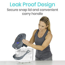 Load image into Gallery viewer, Vive Cold Therapy Machine - Large Ice Cryo Cuff - Flexible Cryotherapy Freeze Kit System Fits Knee, Shoulder, Ankle, Cervical, Back, Leg, Hip and ACL - Wearable Adjustable Wrap Pad - Cooler Pump
