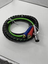 Load image into Gallery viewer, TORQUE 12ft 3 in 1 ABS &amp; Power Air Line Hose Wrap 7 Way Electrical Cable with Handle Grip for Semi Truck Trailer Tractor (TR813212)
