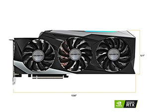 GIGABYTE GeForce RTX 3080 Ti Gaming OC 12G Graphics Card, 3X WINDFORCE Fans, 12GB 384-Bit GDDR6X, GV-N308TGAMING OC-12GD Video Card