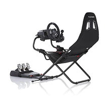 Load image into Gallery viewer, Playseat® Challenge Black | Popular foldable budget racing chair | Set up in several seconds| Unique foldable design| Seat is very compact, stable and adjustable

