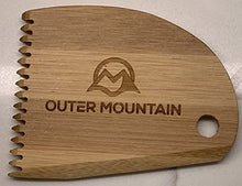 Load image into Gallery viewer, Outer Mountain Surfboard Wax Comb - Bamboo Surfboard Wax Scraper &amp; Surf Wax Remover - Surfer Gift
