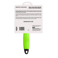 Load image into Gallery viewer, CONAIRPRO dog &amp; cat Dog Brush for Shedding, Medium Slicker Brush with Reinforced Metal Tips, Ideal for Midsized Breeds

