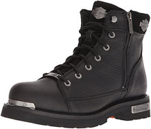 Load image into Gallery viewer, HARLEY-DAVIDSON FOOTWEAR mens Chipman Motorcycle Boot, Black, 9.5 US
