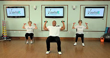 Load image into Gallery viewer, Chair Exercise DVD for Seniors- Simply Seated is an invigorating Total Body Chair Workout. Warm up, Aerobic Endurance, Strengthening, Stretching. You Will Love This Chair Exercise for Seniors DVDs
