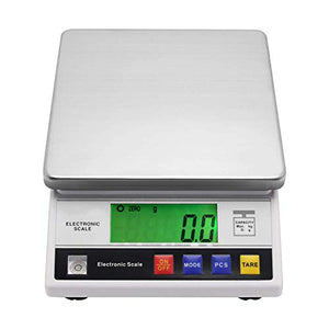 CGOLDENWALL High Precision Scale 10kg 0.1g Digital Accurate Electronic Balance Lab Scale Laboratory Industrial Scale Weighing and Counting Scale Scientific Scale CE 0.1g (10kg, 0.1g)