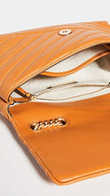 Load image into Gallery viewer, Tory Burch Women's Kira Chevron Small Convertible Shoulder Bag, Squash, Orange, One Size
