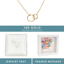 Load image into Gallery viewer, Best Christmas Gifts for Mom - Necklace, Jewelry Dish, Framed Keepsake Quote and Card. Thank you, Christmas, Appreciation, Birthday Gifts for Mom from Daughter, Son or Husband by Luxe England Gifts
