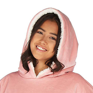 THE COMFY Original| Oversized Microfiber & Sherpa Wearable Blanket, Seen On Shark Tank, One Size Fits All