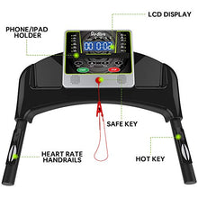 Load image into Gallery viewer, Folding Treadmill for Home Jogging/Walking with Incline Portable Space Saving Fitness Running Electric Indoor Exercise Workout Office Physical Training
