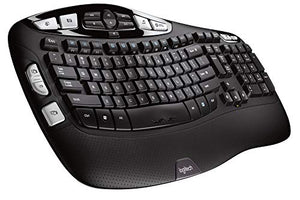 Logitech MX Ergo Wireless Trackball Mouse – Adjustable Ergonomic Design (Bluetooth or USB), Graphite & K350 2.4Ghz Wireless Keyboard