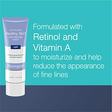 Load image into Gallery viewer, Neutrogena Healthy Skin Anti-Wrinkle Retinol Night Cream with Vitamin E and Vitamin B5 - Night Moisturizer Cream with Retinol, Vitamin E, Vitamin B5, Glycerin, 1.4 oz
