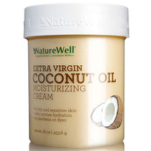 Load image into Gallery viewer, Naturewell Extra Virgin Coconut Oil Moisturizing Cream, 16oz (Pack of 2)
