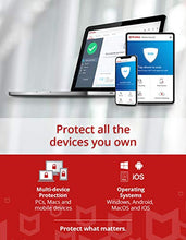 Load image into Gallery viewer, McAfee Total Protection 2022 | 10 Device | Antivirus Internet Security Software | VPN, Password Manager, Dark Web Monitoring &amp; Parental Controls Included | 1 Year Subscription | Download Code

