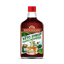 Load image into Gallery viewer, Maple Bourbon Flavored Keto Syrup by Birch Benders - Keto, Paleo, No sugar, Low Carb, Low Calorie Pancake Syrup (13 Fl Oz - Pack of 1)
