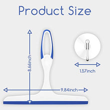 Load image into Gallery viewer, 4 Pack Shower Squeegee, Rubber Glass Shower Door Squeegee with 4 Shower Hooks, Hand Held Shower Door Squeegee with Hanging Hole Squeegee for Car Windows, Shower Glass Door, Windows
