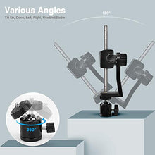 Load image into Gallery viewer, 6amLifestyle Cell Phone Tripod Mount Adapter with Tripod Ball Head 360° Rotatable for Universal Smartphone Samsung Galaxy iPhone Holder for Tripod Selfie Stick Monopod Etc
