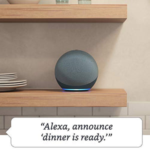 All-new Echo (4th Gen) | With premium sound, smart home hub, and Alexa | Glacier White