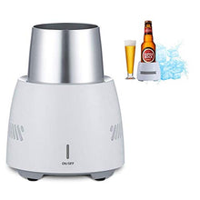 Load image into Gallery viewer, Smart Device Fast Refrigeration Cup, Mini Desktop Fast Cooling Mug Portable Electronic Cooler Cup Ice Maker For Freezing Drinks Water Exquisite Gift （White）
