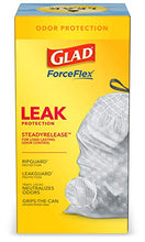 Load image into Gallery viewer, Glad ForceFlex Tall Kitchen Drawstring Trash Bags, Fresh Clean, 13 Gal, 40 Ct (Package May Vary)
