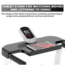 Load image into Gallery viewer, SAQIMA Folding Treadmill for Home Portable Walking Treadmill Running Exercise Machine Compact LED Display Treadmill for Home Gym Fitness Workout Jogging Walking with Tablet Stand, 5 Levels Adjustable
