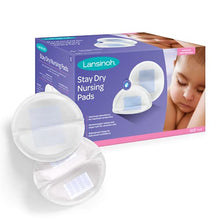 Load image into Gallery viewer, Lansinoh Stay Dry Disposable Nursing Pads for Breastfeeding, 100 Count
