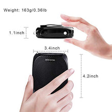 Load image into Gallery viewer, ZOWEETEK Voice Amplifier with UHF Wireless Microphone Headset, 10W 1800mAh Portable Rechargeable PA system Speaker for Multiple Locations such as Classroom, Meetings, Promotions and Outdoors
