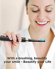 Load image into Gallery viewer, Fairywill Sonic Electric Toothbrush Rechargeable for Adults and Kids, ADA Accepted, 3 Brush Heads Included, 4 Hours Charge Minimum 30 Days Use, Dentists Recommend, Build in 2 Mins Timer Black
