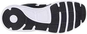 Under Armour mens Charged Assert 8 Running Shoe, Black/White, 11 US