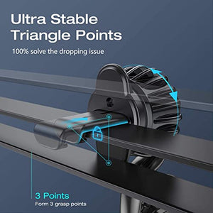 LISEN Magnetic Phone Holder for Car,[Upgraded Clip] Car Phone Holder Mount [360° Unobstructed] Magnet Cell Phone Mount [8X Magnetic] Vent iPhone Car Mount Compatible with All Smartphones & Tablets