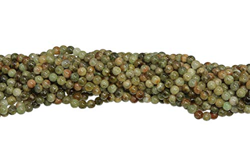 15 in Strand 6.8 mm Tsavorite Green Garnet Natural Round Smooth Gemstone Beads