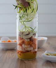 Load image into Gallery viewer, Paderno World Cuisine 3-Blade Vegetable Slicer / Spiralizer, Counter-Mounted and includes 3 Stainless Steel Blades
