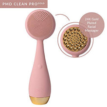 Load image into Gallery viewer, PMD Clean Pro Gold - Smart Facial Cleansing Device with 24K Gold Plated ActiveWarmth Heat Therapy Massager
