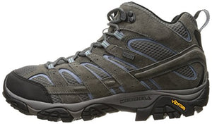 Merrell Women's Moab 2 Mid Waterproof Hiking Boot, Granite, 8.5 M US