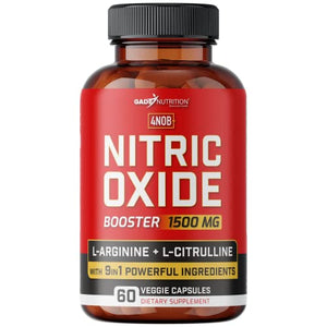 Nitric Oxide Supplement - L Arginine Capsules – Helps to Improve Energy, Endurance & Performance - Pre Workout - Muscle Builder - with All Essential Amino Acid, Maca Root & Beet Root Powder