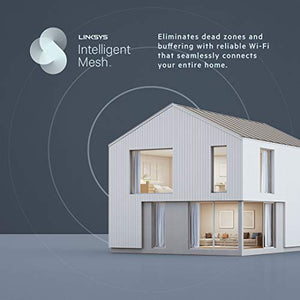 Linksys Mesh Wifi 6 Router, Dual-Band, 1,700 Sq. ft Coverage, 25+ Devices, Speeds up to (AX1500) 1.5Gbps - MR7310