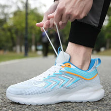 Load image into Gallery viewer, BSROT Men's Walking Running Shoes Athletic Tennis Non Slip Fashion Sneakers 8 US Light Blue/White,6998,41
