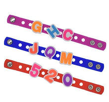 Load image into Gallery viewer, PartyFUN 72PCS Letters Shoes Charms GLOW IN THE DARK Shoes Charms for Clog Shoes &amp; Wristband Bracelet Party Gifts
