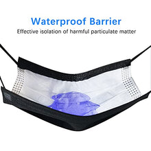 Load image into Gallery viewer, Wecolor 50 Pcs Disposable 3 Ply Earloop Face Masks, Suitable for Home, School, Office and Outdoors (Black)
