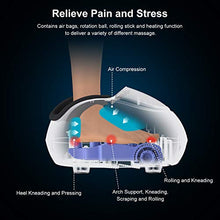 Load image into Gallery viewer, RENPHO Foot Massager Machine with Heat, Shiatsu Deep Kneading, Compression, Relieve Foot Discomforts from Plantar Fasciitis, Fits feet up to Men Size 12
