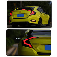 Load image into Gallery viewer, inginuity time LED Tail Lights For Honda Civic Sedan 10Th Gen 2016-2021 DRL Start Up Animation Rear Lamp Assembly (Not for hatchback)
