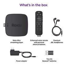 Load image into Gallery viewer, Roku Ultra | Streaming Media Player 4K/HD/HDR with Premium JBL Headphones

