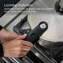 Load image into Gallery viewer, Fissler Vitavit Premium Pressure Cooker with Steamer Insert - Premium German Construction - Built to Last for Decades - Safe &amp; Easy Pressure Cooker with Glass Lid - For All Cooktops - 3.7 Quarts
