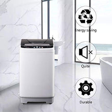 Load image into Gallery viewer, WANAI Full-Automatic Washing Machine, 1.32cu.ft/12lbs Portable Compact 2 in 1 Laundry Washer with Drain Pump, 10 Programs 8 Water Level Selections with LED Display, Ideal for Dorm Apartment and Camping
