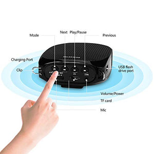 ZOWEETEK Voice Amplifier with UHF Wireless Microphone Headset, 10W 1800mAh Portable Rechargeable PA system Speaker for Multiple Locations such as Classroom, Meetings, Promotions and Outdoors