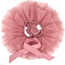 Load image into Gallery viewer, BGFKS Baby Girls Soft Fluffy Tutu Skirt with Diaper Cover,Toddler Girl Tutu Skirt Sets with Flower Headband Dusty Rose
