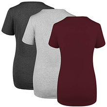 Load image into Gallery viewer, Sosolism 3 Packs Maternity Nursing Tops for Women Breastfeeding Short Sleeve Shirts Pregnancy Clothes
