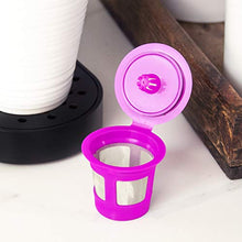 Load image into Gallery viewer, Perfect Pod Cafe Save Reusable K Cup Pod Coffee Filters | Refillable Coffee Pod Capsules with Built-In, Integrated Mesh Strainer for Use with Keurig &amp; Select Single Cup Coffee Machines, 4-Pack

