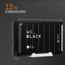 Load image into Gallery viewer, WD_Black 12TB D10 Game Drive for Xbox, Desktop External Hard Drive (7200 RPM) - WDBA5E0120HBK-NESN
