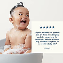 Load image into Gallery viewer, Pipette New Formula Baby Shampoo + Wash, 100% Plant-Derived Squalane and Free of Synthetic Fragrances, Tear-Free Baby Bath Time, Vanilla + Ylang Ylang Aroma, 11.8 fl oz
