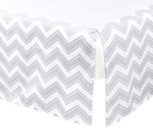 The Peanutshell Elephant Walk Crib Bedding Set | 3 Piece Unisex Nursery Set | Crib Quilt, Crib Sheet, Crib Skirt Included